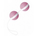Вагинальные шарики «Joyballs Bicolored» на силиконовой петле, цвет розовый - Эрос-интернет магазин