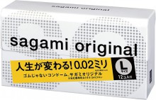 Презервативы Sagami Original 0.02 L-size увеличенного размера - 10 шт. - Эрос-интернет магазин
