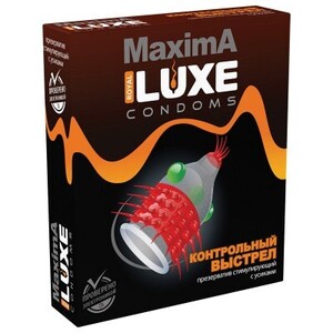 Презерватив luxe maxima контрольный выстрел - Эрос-интернет магазин