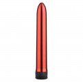 Вибромассажер гладкий "Slick" 18 см красный - Эрос-интернет магазин
