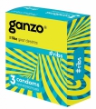 Презервативы с ребристой структурой Ganzo Ribs - 3 шт. - Эрос-интернет магазин