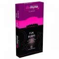 Текстурированные презервативы Domino Fun Bumps (6 шт) - Эрос-интернет магазин
