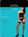 Чулки Malizia Rete OMSA в сеточку. Цвет беж размер 4 (L) черный цвет размер 3 (М) - Эрос-интернет магазин