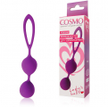 Вагинальные шарики линейки «COSMO», цвет фиолетовый, диаметр 31 мм - Эрос-интернет магазин