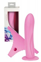 Страпон женский VIBE THERAPY Gratify розовый - Эрос-интернет магазин