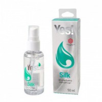  Силиконовая гипоаллергенная вагинальная смазка Yes Silk - 50 мл. - Эрос-интернет магазин