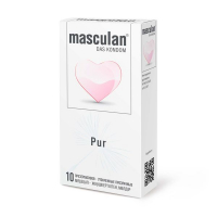 Презервативы утонченные прозрачные Pur Masculan/Маскулан 10шт - Эрос-интернет магазин