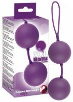 Вагинальные шарики love balls розовый и фиолетовый - Эрос-интернет магазин
