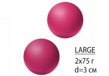 Вагинальные шарики без цепки "Emotions Lexy Large Pink" розовые - Эрос-интернет магазин