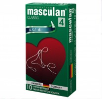 Презервативы "Masculan 4 classic" (увеличенного размера и розового цвета), 10 шт - Эрос-интернет магазин