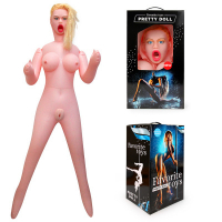 Кукла с вибрацией ВАЛЕРИЯ вагина + ротик рост 155 см - Эрос-интернет магазин