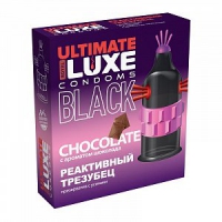 Презервативы Luxe BLACK ULTIMATE Реактивный Трезубец - Эрос-интернет магазин