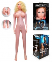 Кукла Анжелика девственница, с вибрацией  вагина + анус. - Эрос-интернет магазин