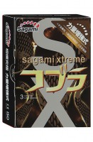 Презервативы SAGAMI "Xtreme Cobra" 3 шт. - Эрос-интернет магазин