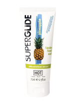 Гель лубрикант SUPERGLIDE PINEAPPLE с ароматом ананаса - Эрос-интернет магазин