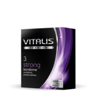Презервативы с охлаждающим эффектом VITALIS Strong, 3 шт. - Эрос-интернет магазин