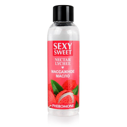 Массажное масло NECTAR LYCHEE с феромонами 75 мл  - Эрос-интернет магазин