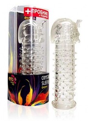 НАСАДКА ЗАКРЫТАЯ "CRYSTAL SLEEVE" ФАРАОН  - Эрос-интернет магазин