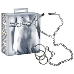 Зажимы мужские для сосков BRIDLE FOR HIM - Эрос-интернет магазин