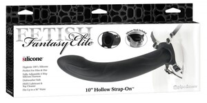Универсальный страп-он Fetish Fantasy Elite 10 Inch Hollow Strap On  - Эрос-интернет магазин