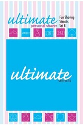 Набор трафаретов для интимной стрижки Fun Shaving Stencils - Set B - Эрос-интернет магазин