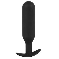 Утяжеленная анальная пробка Anal Trainer by Black Velvets Large, черная - Эрос-интернет магазин