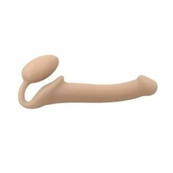 Страпон Strap-On-Me Semi-Realistic Bendable Vanille M, 15,6 см - Эрос-интернет магазин