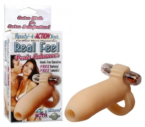  Насадка-расширитель с вибрацией REAL FEEL - Эрос-интернет магазин