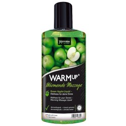 Съедобный разогревающий массажный гель «WARMup» со вкусом зеленого яблока, объем 150 мл - Эрос-интернет магазин