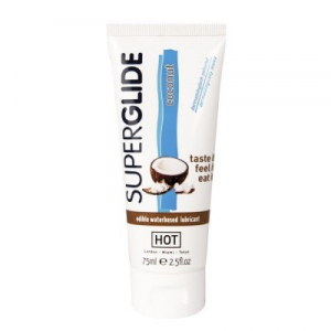 Гель лубрикант SUPERGLIDE COCONUT с ароматом кокоса - Эрос-интернет магазин
