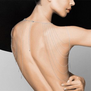 Bijoux Indiscrets Magnifique Metallic chain shoulders & back jewelry. - Эрос-интернет магазин