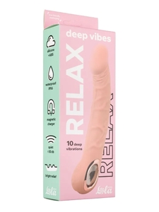 Dибратор реалистичный Deep Vibes Relax Flesh - Эрос-интернет магазин