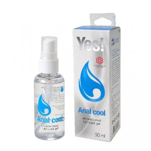 ГЕЛЬ-СМАЗКА СИЛИКОНОВЫЙ "YES ANAL COOL" с ментолом 50 мл - Эрос-интернет магазин