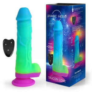 ФАЛЛОИМИТАТОР MAGIC HERO 7 режимов вибрации / режимов возвратно-поступательных движений, нагрев - Эрос-интернет магазин