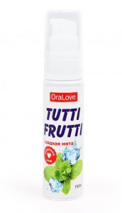 Лубрикант "Tutti-Frutti OraLove" сладкая мята, 30 гр - Эрос-интернет магазин
