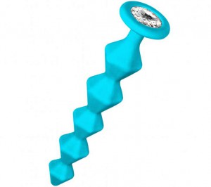 Анальная ёлочка с кристаллом "Emotions Chummy Turquoise" - Эрос-интернет магазин