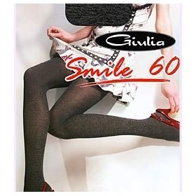 Колготки Giulia Smile Melange 60, цвет серый. Размеры: 2 ,3 ,4 , 5 ( S, M, L, XL ). - Эрос-интернет магазин